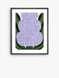 John Lewis Eija Vehvilainen 'May Flower' Framed Print, 80 x 60cm, Purple/Multi