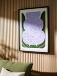 John Lewis Eija Vehvilainen 'May Flower' Framed Print, 80 x 60cm, Purple/Multi