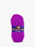 Hayfield Bonus DK Knitting Yarn, 100g, Neon Purple