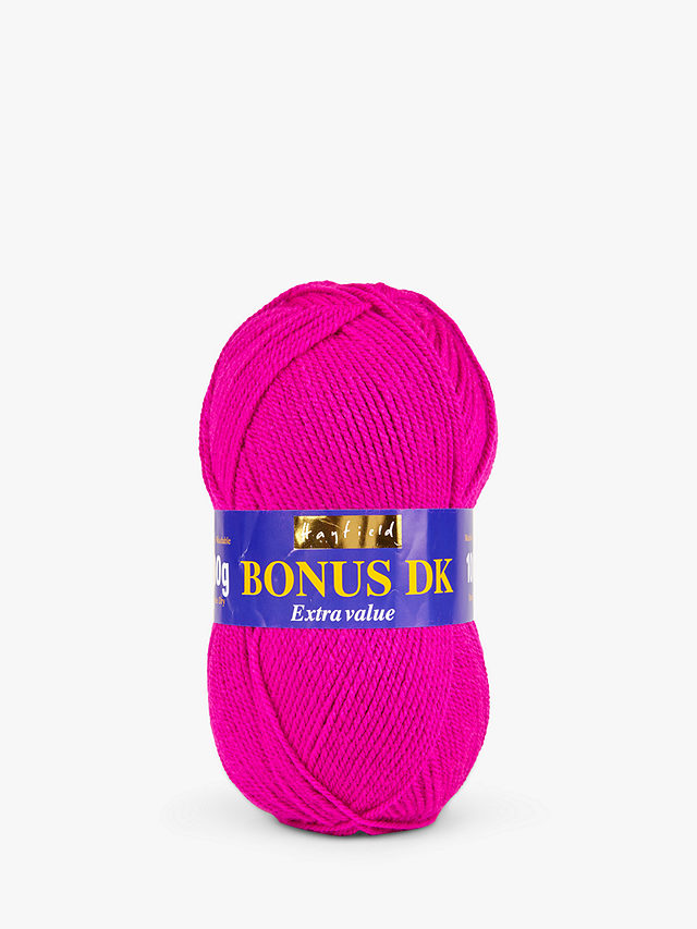Hayfield Bonus DK Knitting Yarn, 100g, Magenta