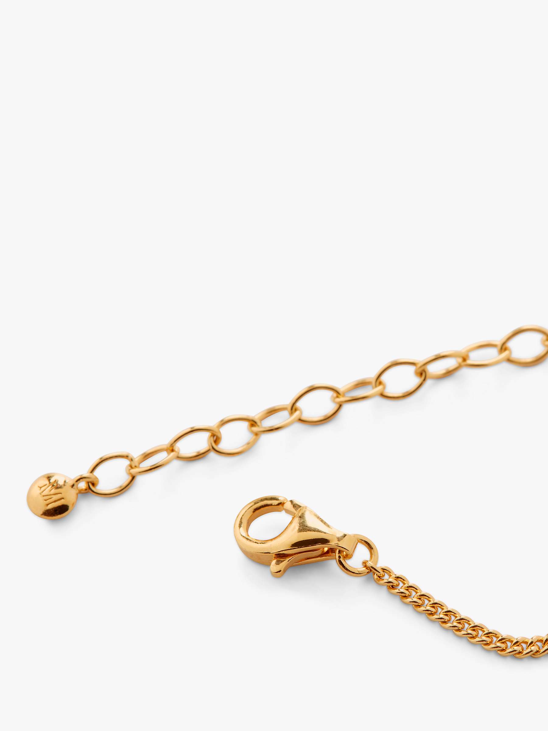 Buy Monica Vinader Talisman Heart Chain Bracelet, Gold Online at johnlewis.com