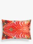 John Lewis + Matthew Williamson Peacock Ikat Cushion, Pink