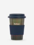 Barbour Reusable Travel Coffee Cup, 400ml, Classic Tartan