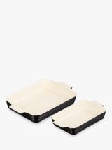 Le Creuset Stoneware Rectangular Oven Dish, Set of 2