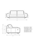G Plan Vintage The Seventy One with USB Charging Port Small 2 Seater Leather Sofa