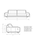 G Plan Vintage The Seventy One with USB Charging Port Large 3 Seater Sofa