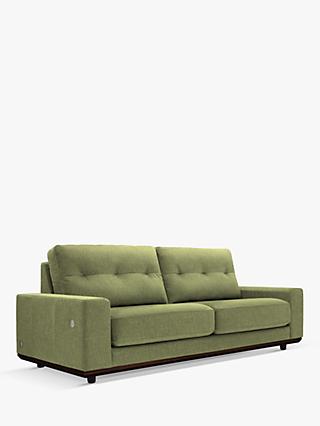 The Seventy One Range, G Plan Vintage The Seventy One with USB Charging Port Large 3 Seater Sofa, Marl Green