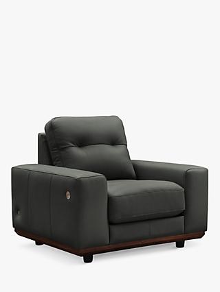 G Plan Vintage The Seventy One with USB Charging Port Leather Armchair
