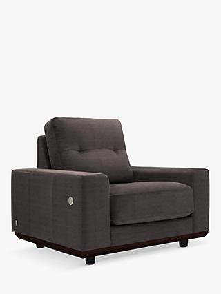 The Seventy One Range, G Plan Vintage The Seventy One with USB Charging Port Armchair, Tonic Charcoal