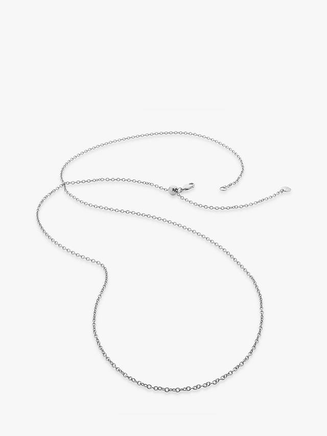 Monica Vinader Rolo Chain Necklace, Silver