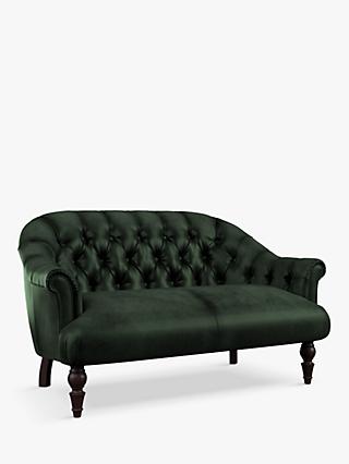 Aughton Range, Tetrad Aughton Petite 2 Seater Leather Sofa, Hand Antique Emerald