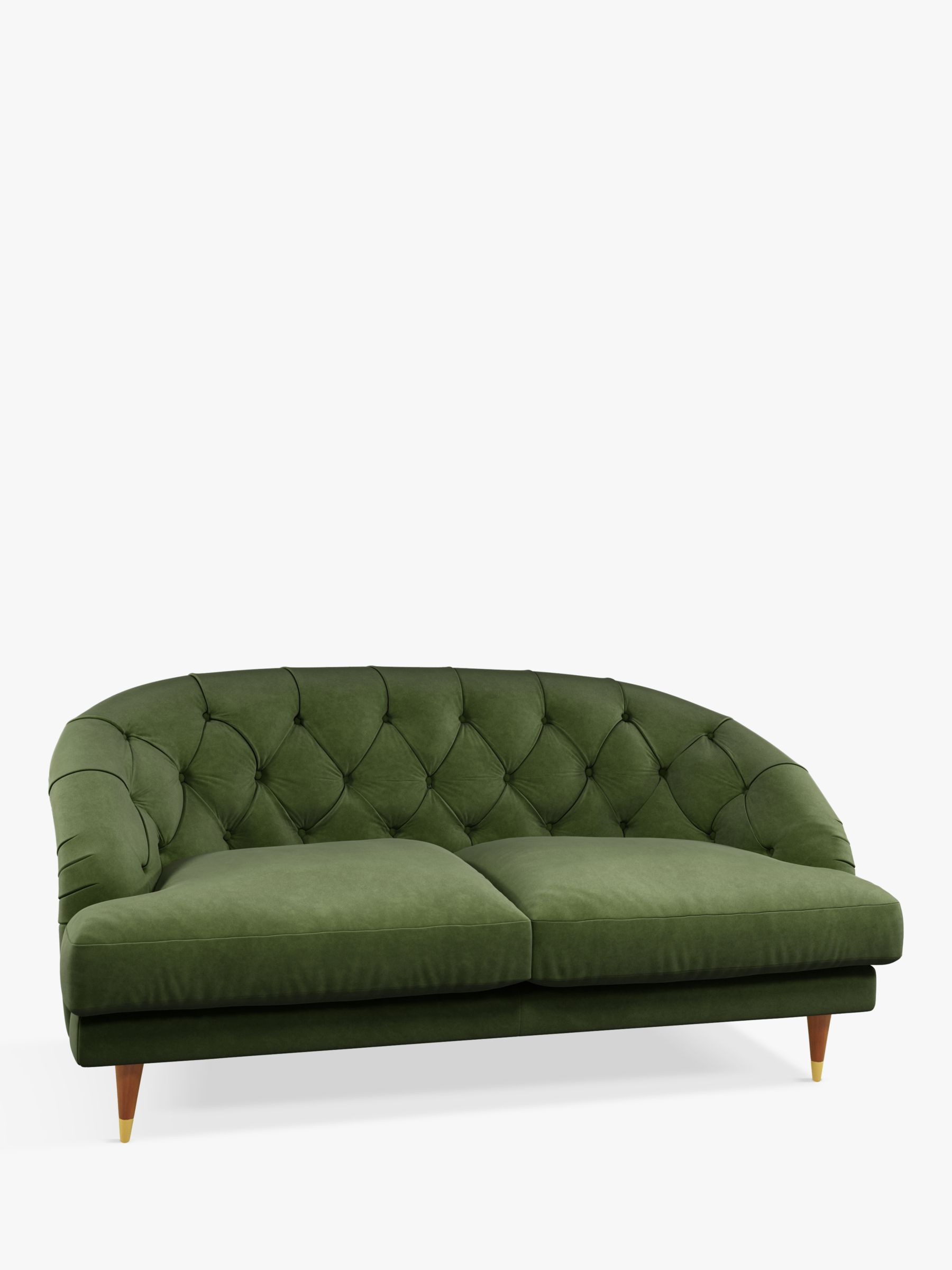 Radley Range, John Lewis + Swoon Radley Medium 2 Seater Sofa, Fern Green Velvet