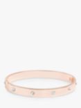 Jon Richard Crystal Bangle, Rose Gold