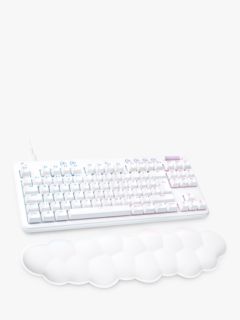 Logitech G713 Wired Gaming Keyboard, White Mist