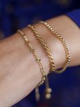 LARNAUTI Rope Chain Friendship Bracelet, Gold