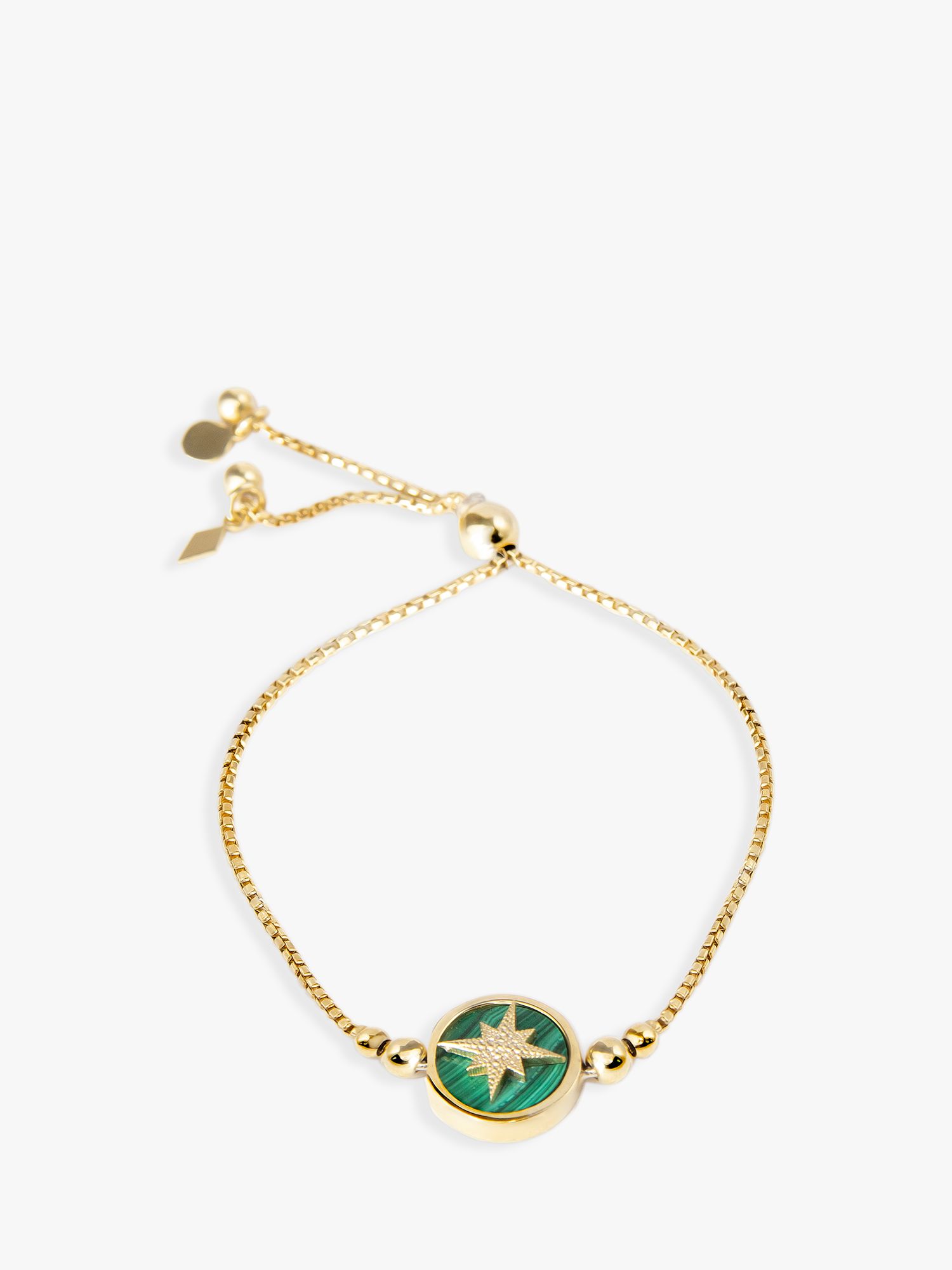 LARNAUTI North Star Friendship Bracelet, Gold