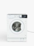 John Lewis JLBIWM1407 Integrated Washing Machine, 7kg Load, 1400rpm Spin,  White