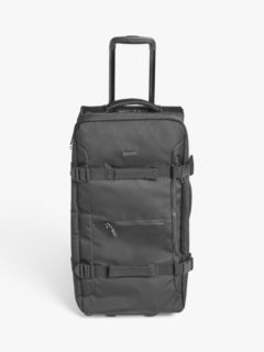 John Lewis Dakar Duffle 67cm 2-Wheel Medium Suitcase, Black