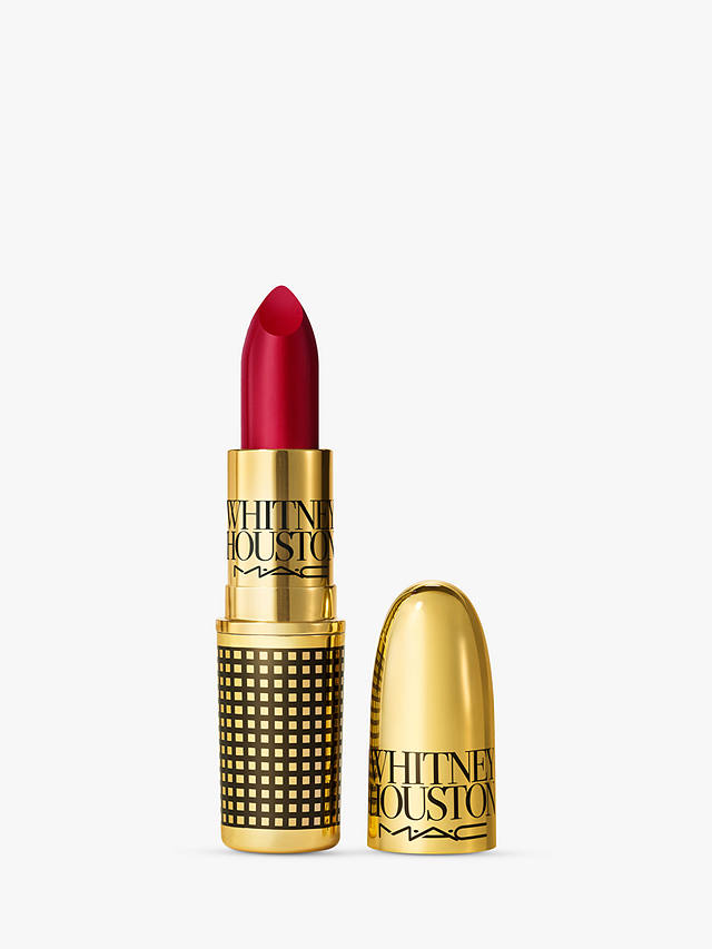MAC x Whitney Houston Lipstick, Nippy's Sensual Red 1