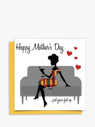 AfroTouch Design Relax Mum Mother's Day Card