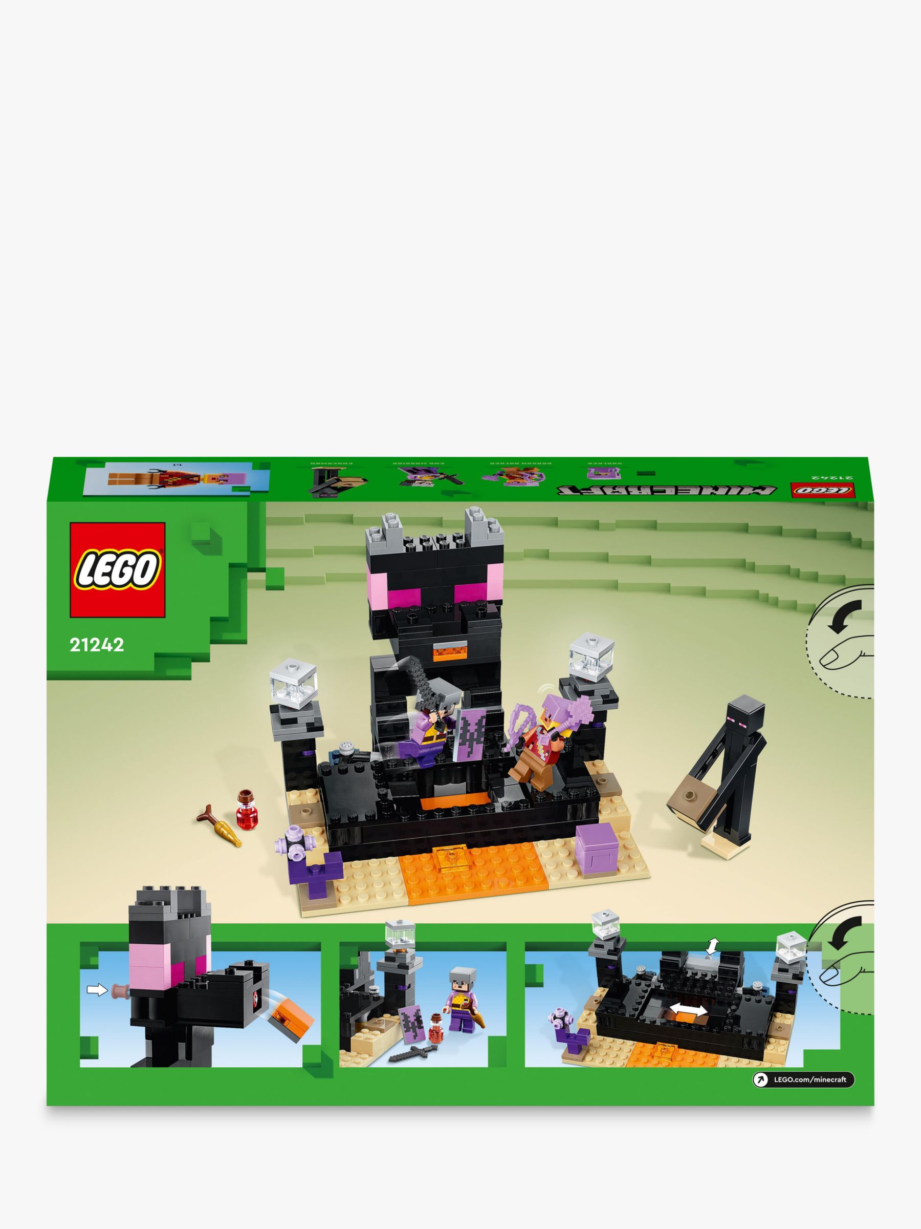 Lego minecraft best sale the end set