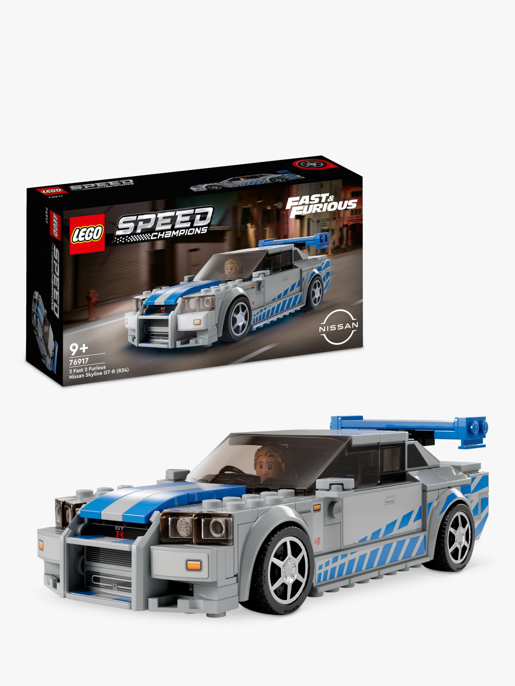 LEGO Speed Champions 76917 2 Fast 2 Furious Nissan Skyline GT