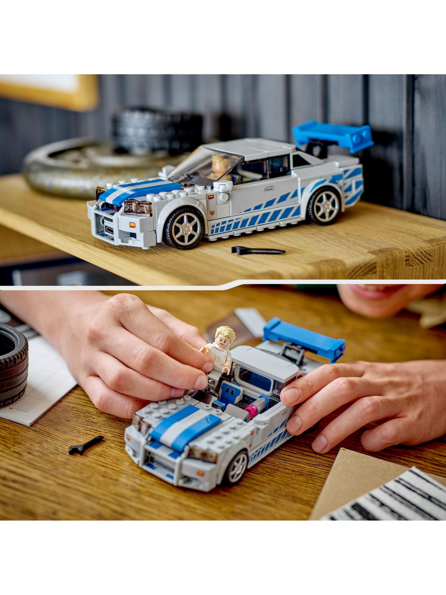 LEGO Speed Champions Nissan Skyline GT-R (R34) - but in blue! 
