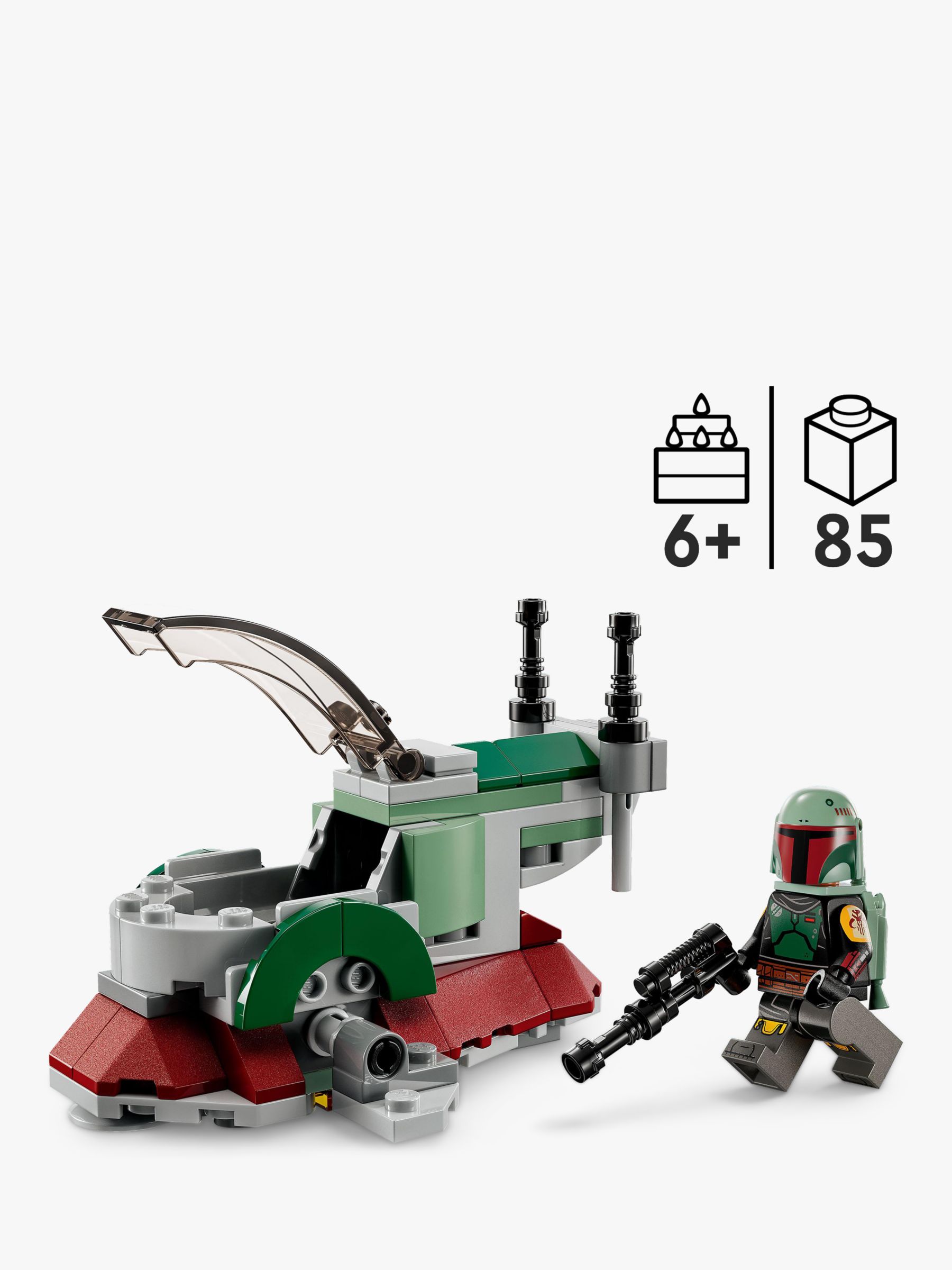 Boba Fett\'s Wars Starship 75344 Star Microfighter LEGO