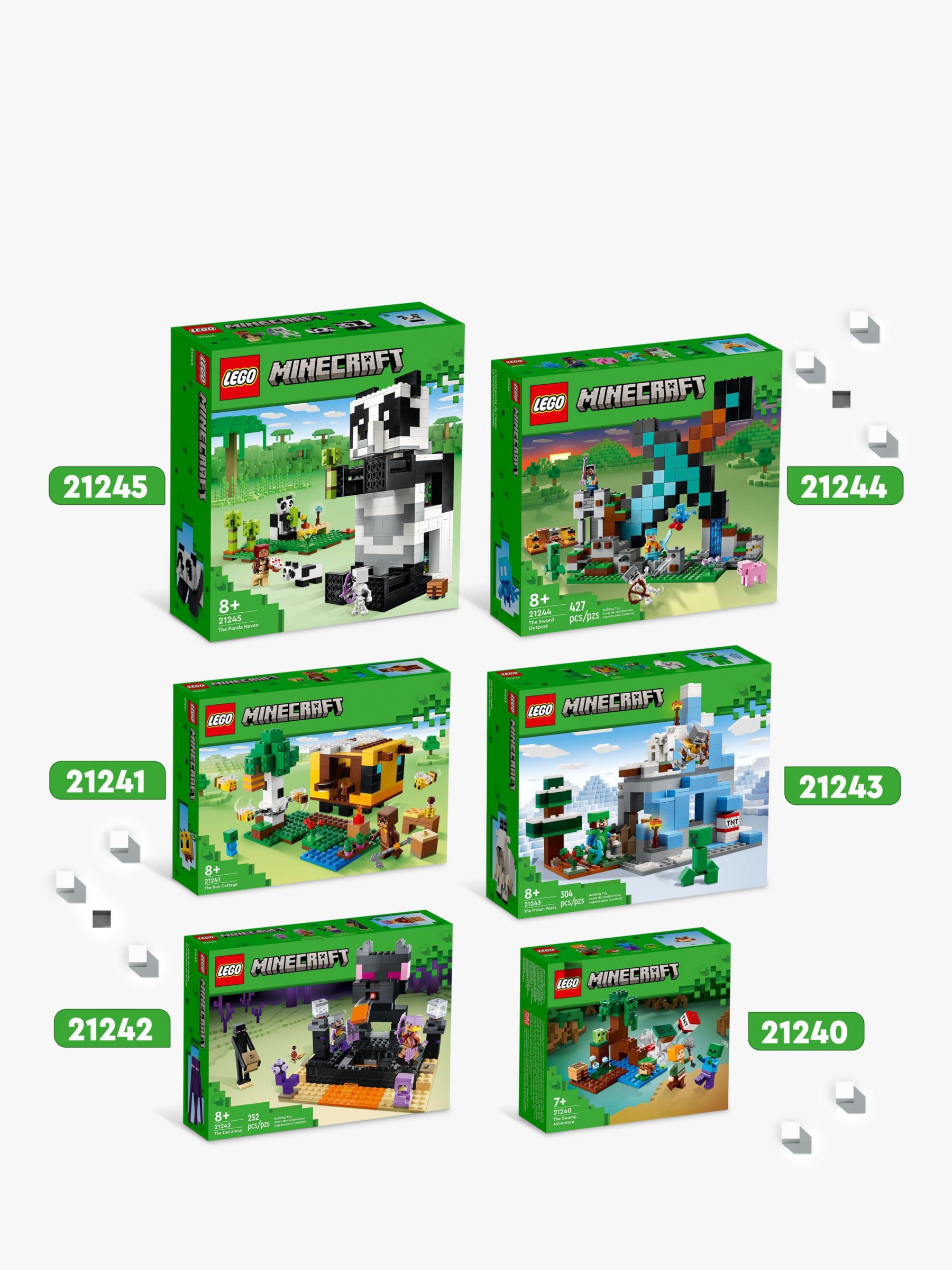 LEGO Minecraft The Bee Cottage 21241 Building Set - Construction Toy with  Buildable House, Farm, Baby Zombie, and Animal Figures, Game Inspired  Birthday Gift Idea for Boys and Girls Ages 8+ 