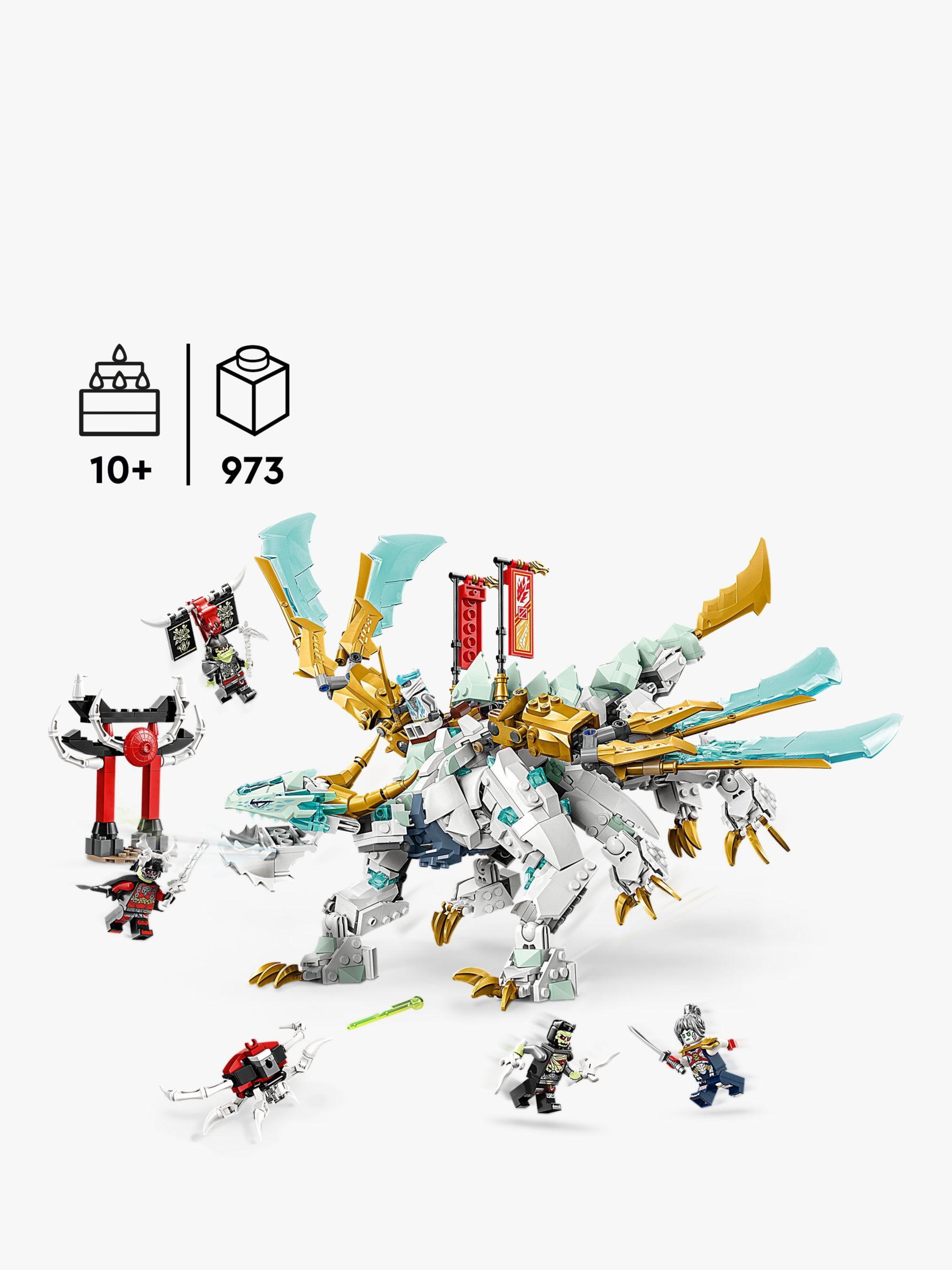 LEGO Ninjago - 71786 Zane's Ice Dragon, 1 item