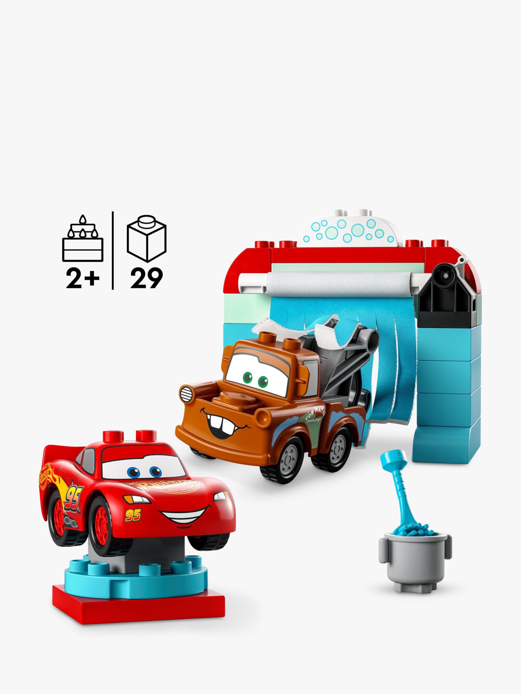 LEGO DUPLO 10996 Lightning McQueen & Mater's Car Wash Fun
