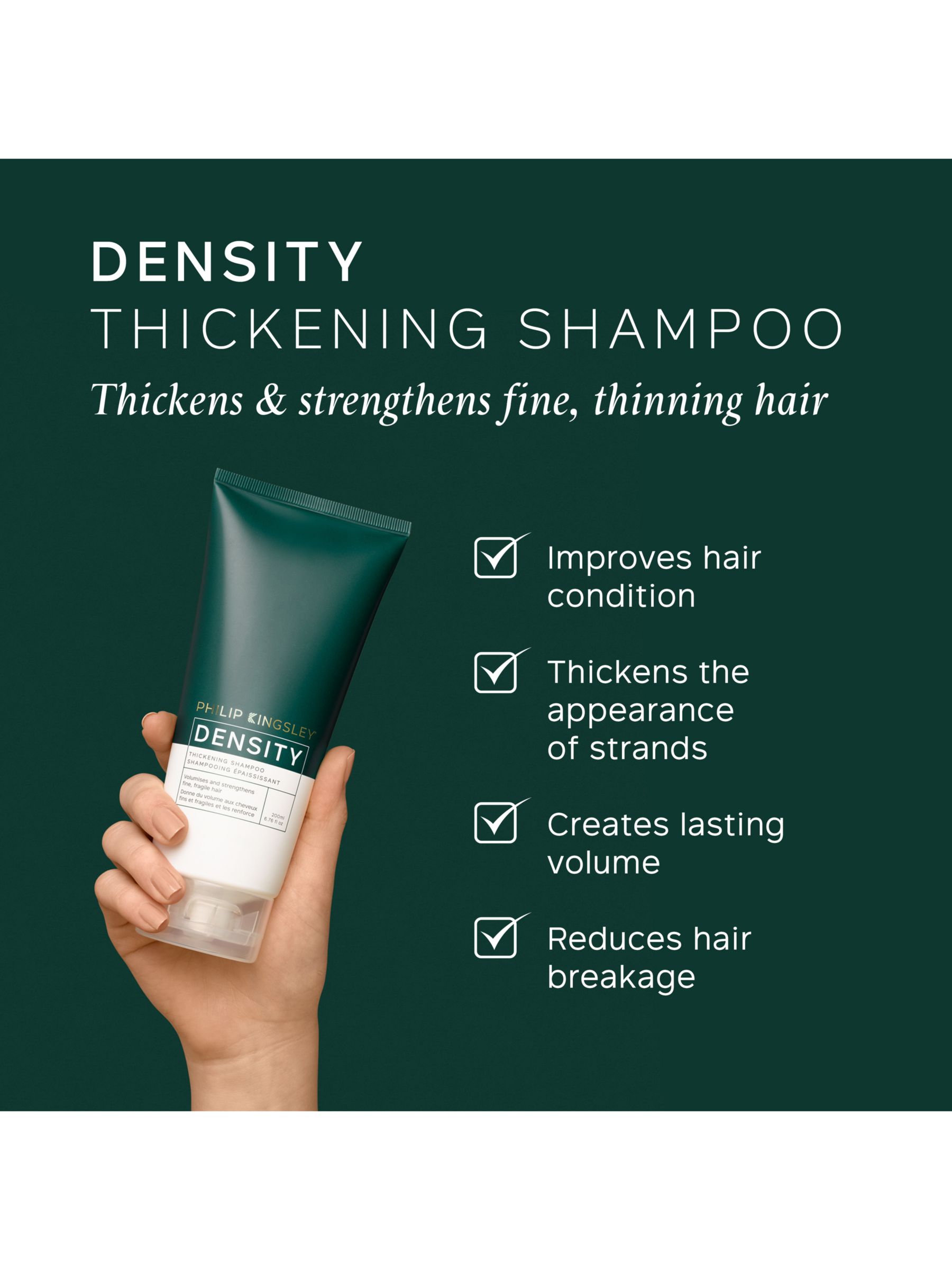Philip Kingsley Density Thickening Shampoo, 200ml 3