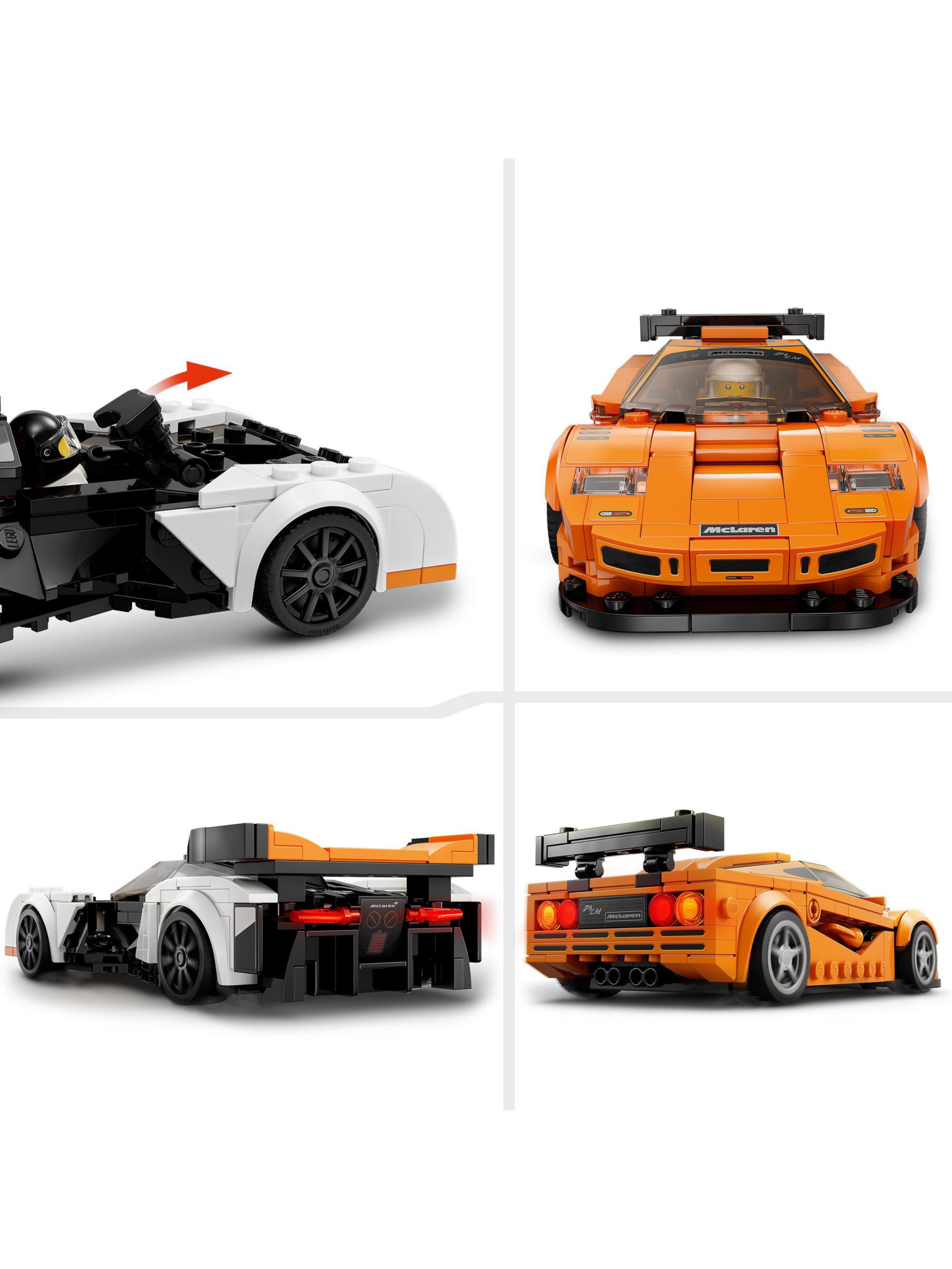 Lego Speed Champions Mclaren Solus Gt Et Mclaren F1 Lm - 76918