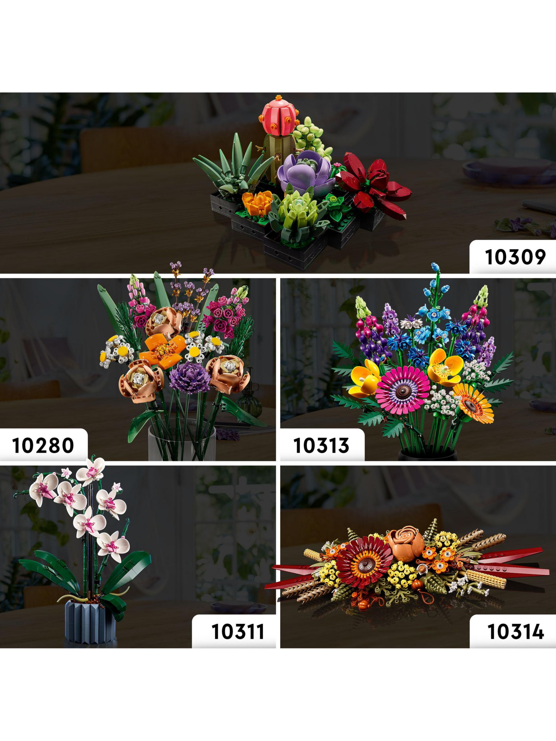 LEGO Flower Bouquet: Botanical Collection 10280 🎧 Pure Build 