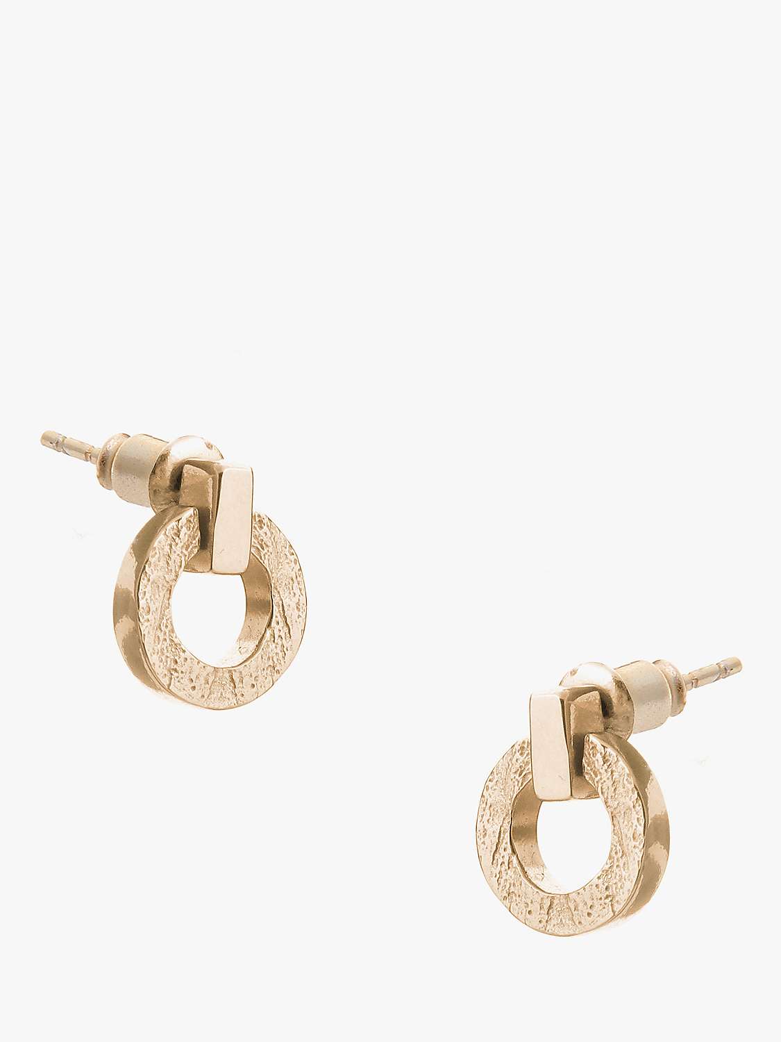 Buy Tutti & Co Palm Collection Textured Circle Stud Earrings Online at johnlewis.com