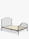 John Lewis Spindle Classic Metal Bed Frame, Double, Black