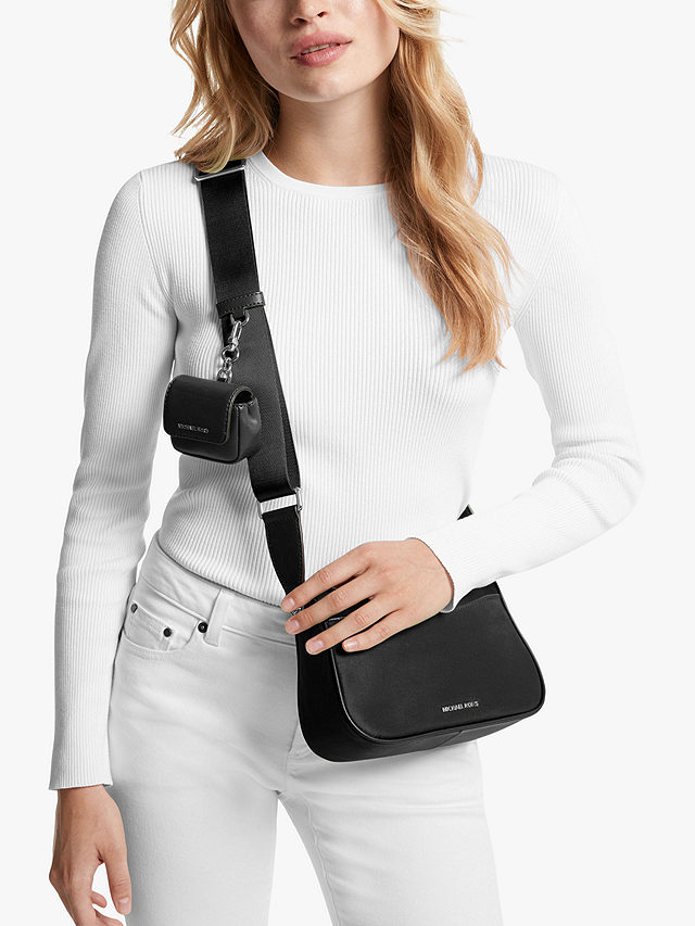 Michael Kors Jet Set Gabardine Crossbody Bag with Airpods Pro® Case, Black