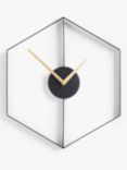 John Lewis + Swoon Beauvoir Wall Clock, 40cm, Black