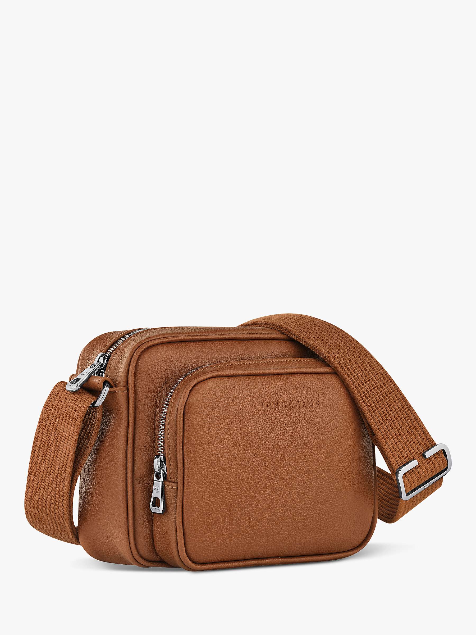 Buy Longchamp Le Foulonné Leather Camera Bag Online at johnlewis.com