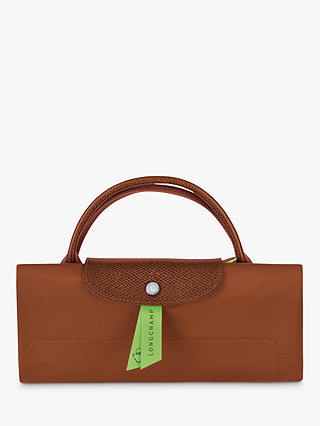 Longchamp Le Pliage Green Recycled Canvas XL Travel Bag, Cognac