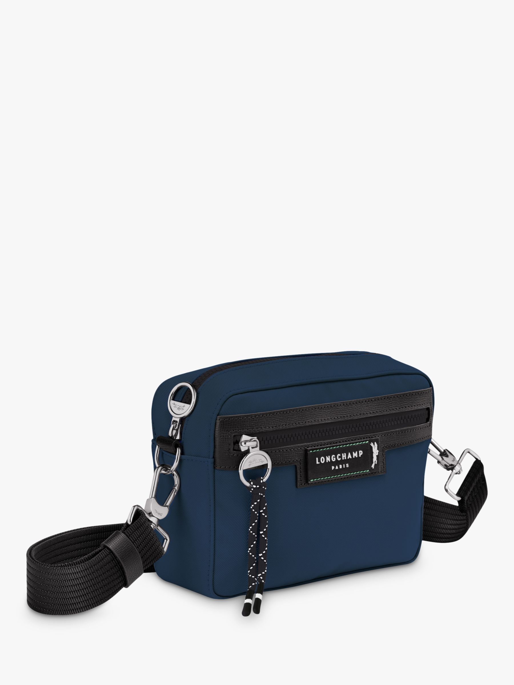 Longchamp Le Pliage Energy Recycled Camera Bag, Navy at John Lewis ...