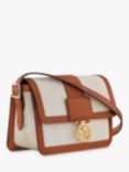 Longchamp Box-Trot Medium Flecked Canvas Cross Body Bag