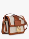 Longchamp Box-Trot Small Flecked Canvas Crossbody Bag