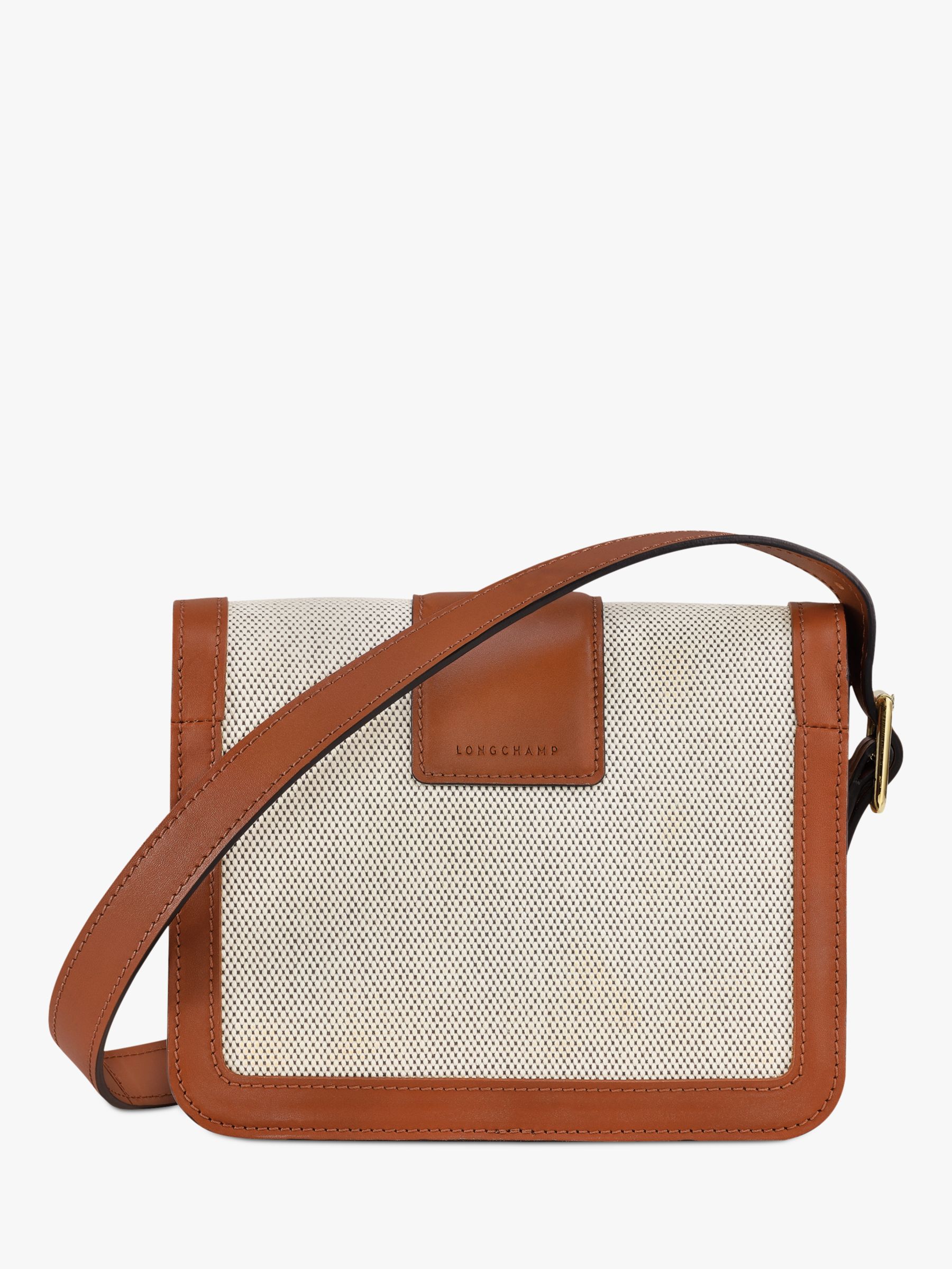 Buy Longchamp Box-Trot Small Flecked Canvas Crossbody Bag Online at johnlewis.com