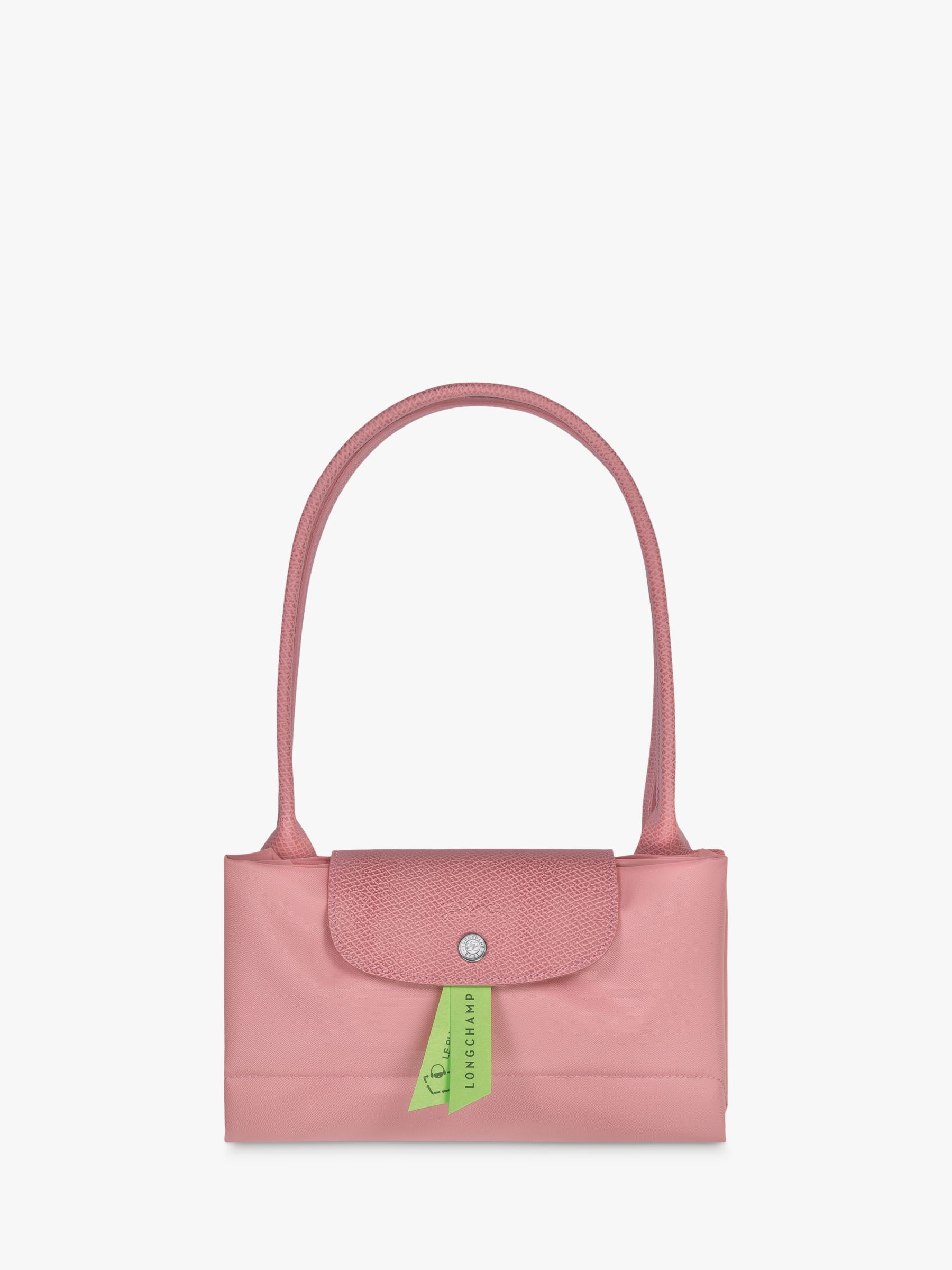 Longchamp Le Pliage Green Recycled Canvas Large Shoulder Bag, Petal