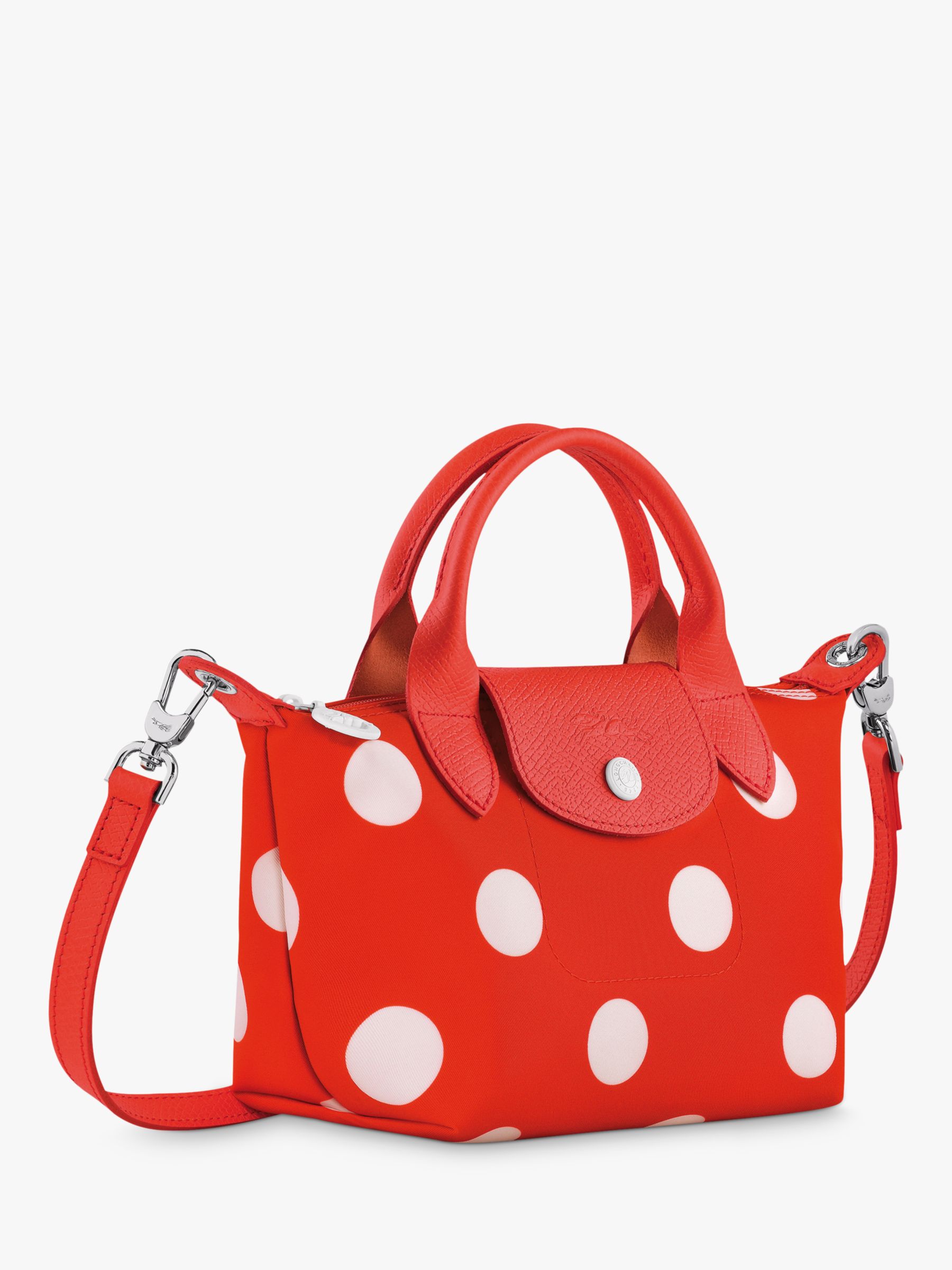 Longchamp Le Pliage Extra Small Top Handle Bag in Red