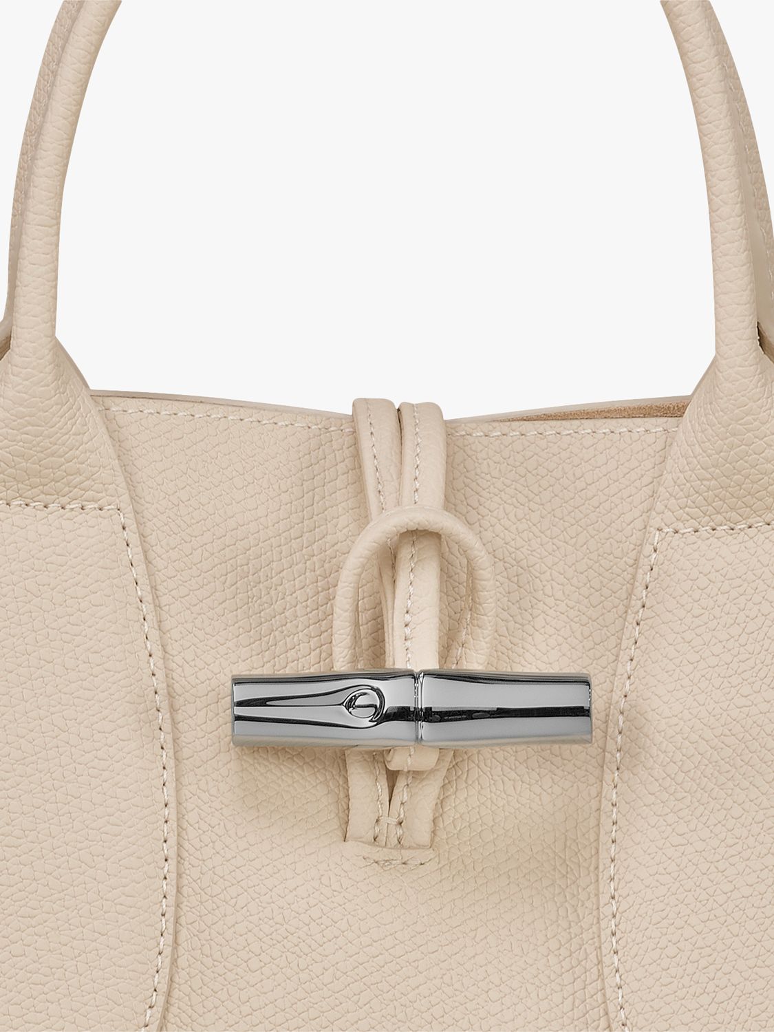Buy Longchamp Roseau Medium Leather Top Handle Bag Online at johnlewis.com