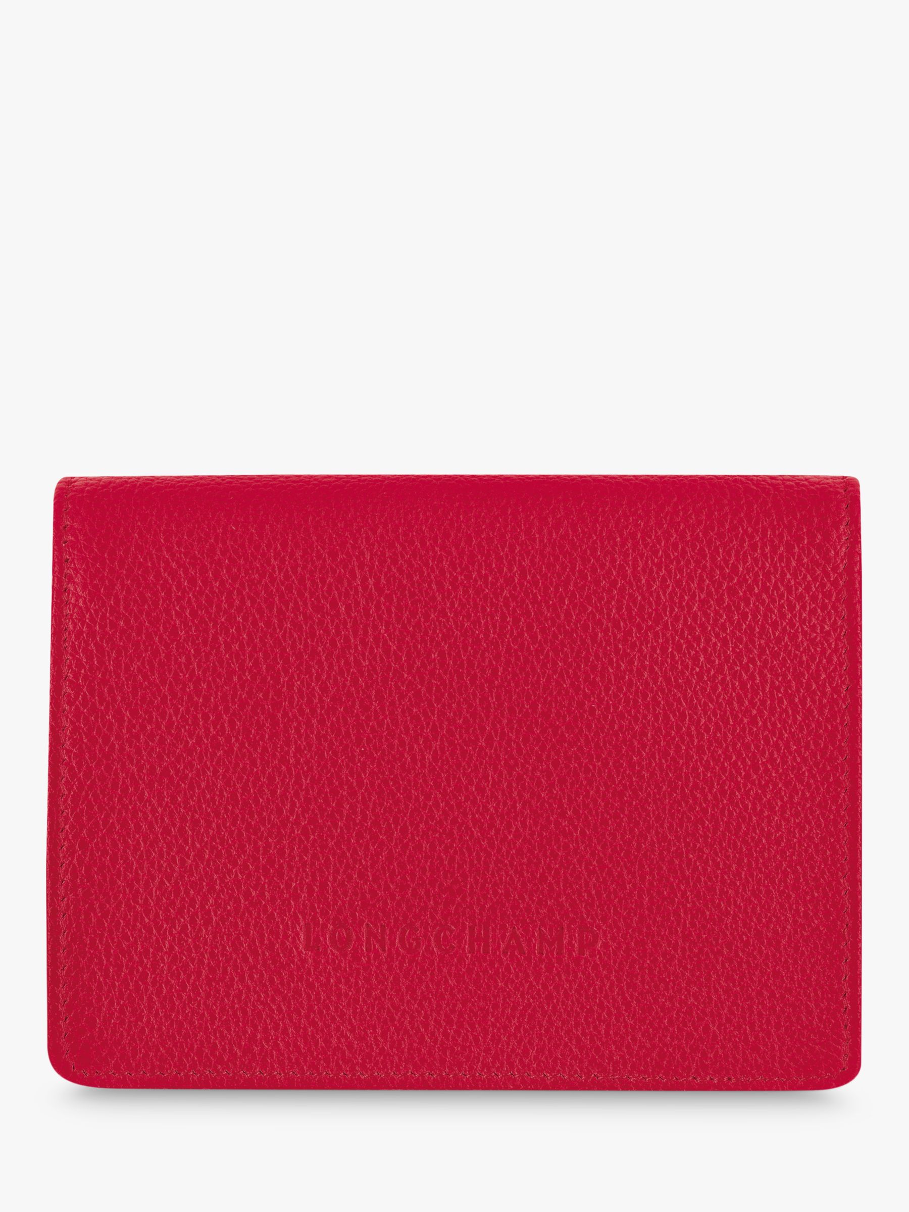 Longchamp Le Foulonné Compact Leather Wallet, Love at John Lewis & Partners