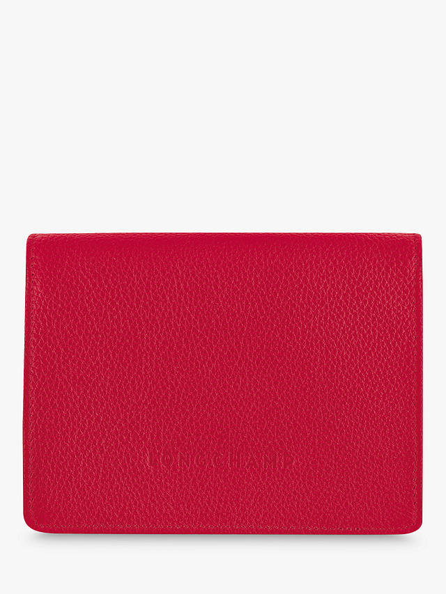 Longchamp Le Foulonné Compact Leather Wallet, Love