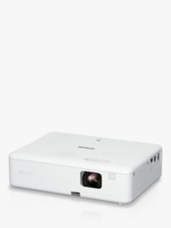 Epson CO-W01 WXGA 800p Portable Projector, 3000 Lumens, White